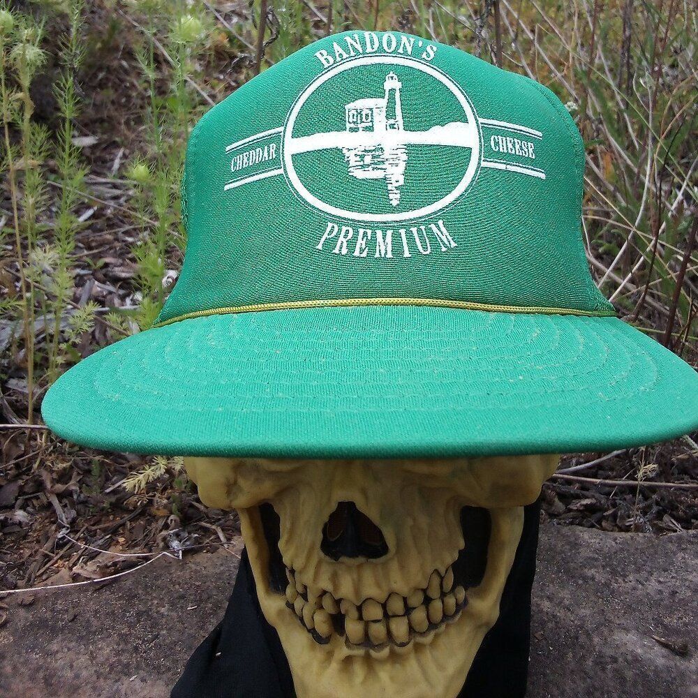 Deadstock Vintage Bandon's Premium Cheddar Cheese Rope Trucker Hat